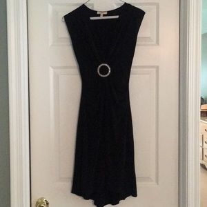 Black stylish sleeveless dress